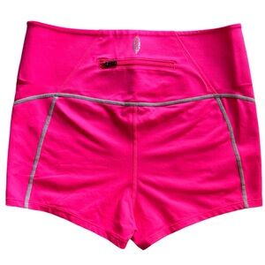 Free people mvmnt you’re A Peach shorty bike yoga workout hot pink shorts Sz M